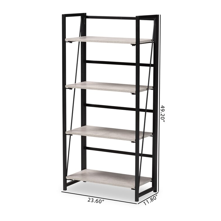 Baxton Etagere Bookcase Wayfair